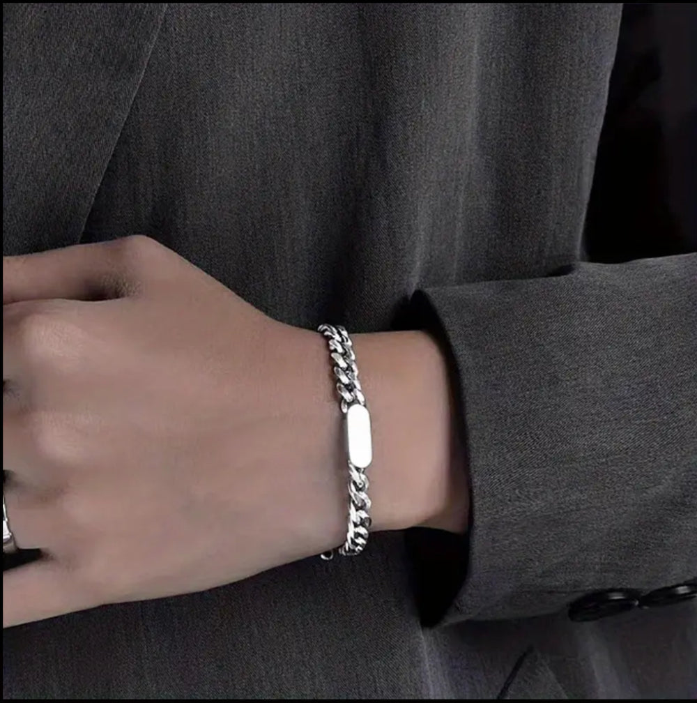 OVAL CUBAN BRACELET