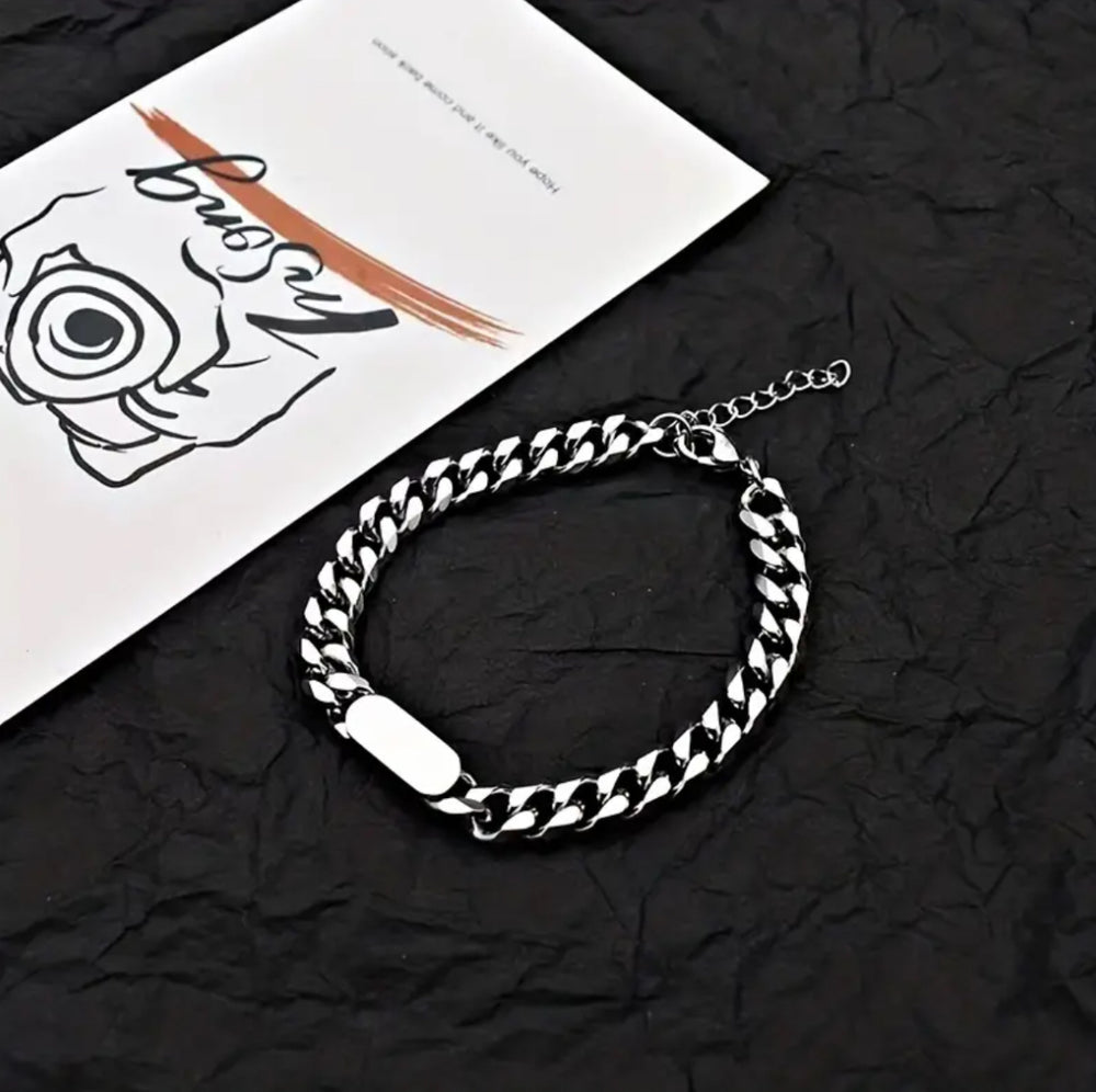 OVAL CUBAN BRACELET