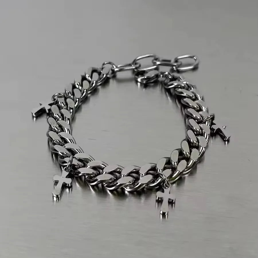 CROSS CUBAN BRACELET